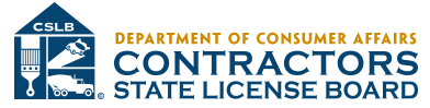 Contractors State License Board logo